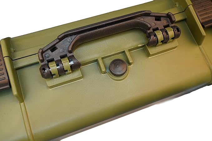 MEIJIA All Weather Portable IP67 Waterproof Protective Case, Hard Camera Case with customizable foam, Perfectly Protection of Camera, Drones,Pistols,Lens,Equipments,18.5 x14.06x6.93inches (Green)