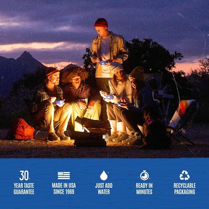 Mountain House Biscuits & Gravy & Freeze-Dried Food for Camping,12 Servings, 30-Year Shelf-Life