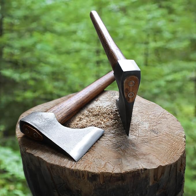 Competition Throwing Axe, 16.5" Throwing Axes with 1065 High Carbon Steel & Wooden Handle, Perfect for Axe Throwing Game, Competition and Recreation, Gift for Men