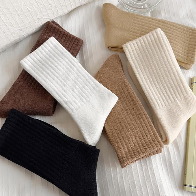 VoJoPi Wool Socks for Women Thermal and Warm Hiking Socks Winter Thick Cozy Cushion Boot Work Socks 5 Pairs