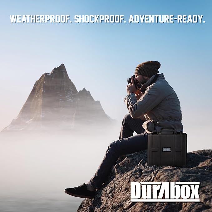 All Weather Hard Case 16 x 14 x 4” - TSA Approved Hard Shell Travel Case with Customizable Foam for Laptops, Electronics, Guns, Pistols and Other Gear