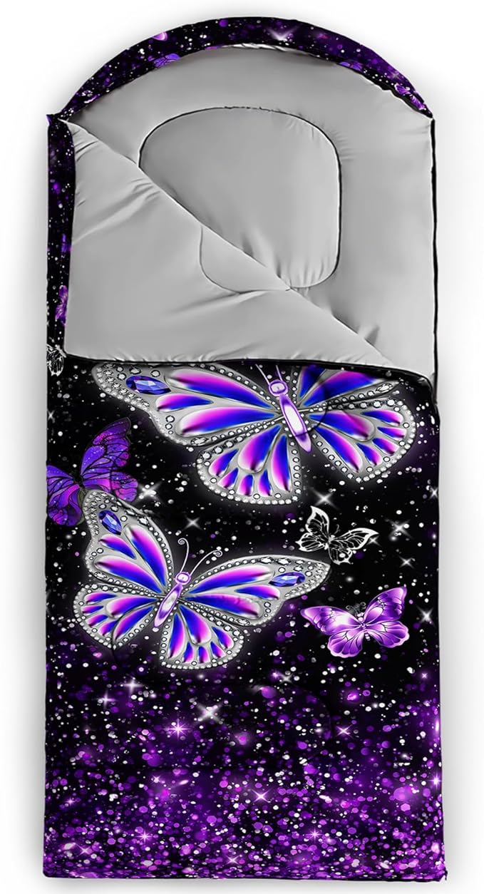 Print sleeping bag,sleeping bags,Outdoor Camping Sleeping Bag,Suitable For Children Boys And Girls Portable,Waterproof,Compact And Lightweight,Great For Outdoor Camping,Backpacking And Hiking