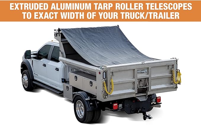 Buyers Products DTR Aluminum Tarp System Universal Size, Tarp Not Included
