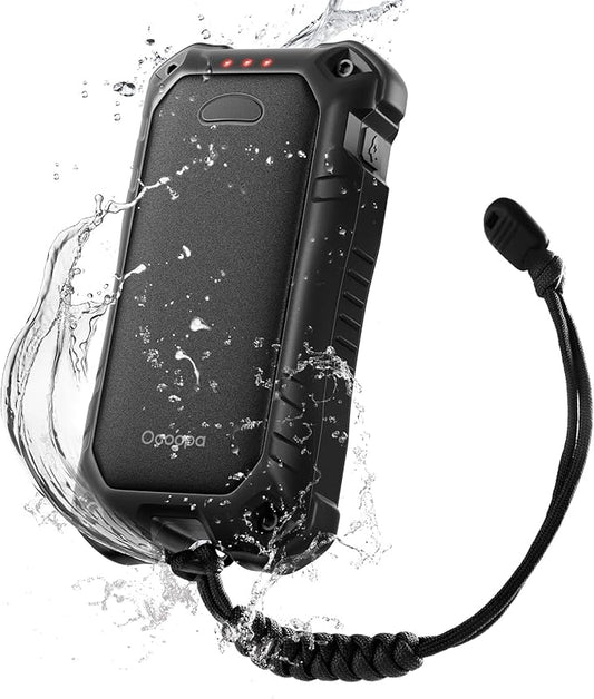 OCOOPA IP56 Waterproof Hand Warmers Rechargeable 10000mAh, Extra Heat Mode,16hrs Heat, Handwarmer with Torchlight, PD & QC Electric Hand Warmer, Winter Outdoor Gifts for Men Hunting Camping Hiking