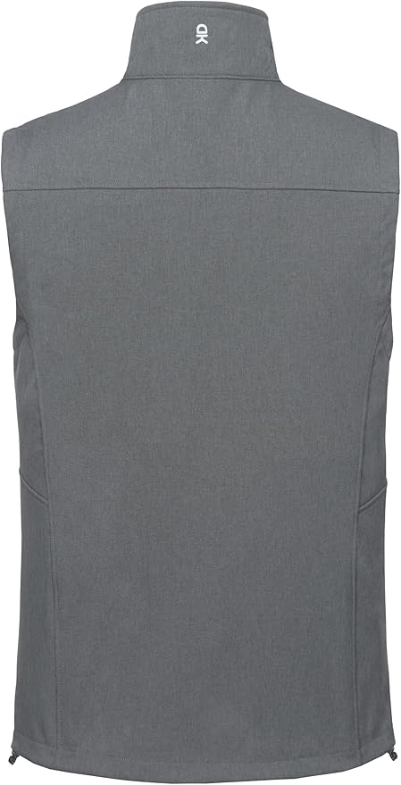 Little Donkey Andy Men's Golf Vest Warm Fleece Lining Hiking Vests Zip Up Sleeveless Outerwear Jacket