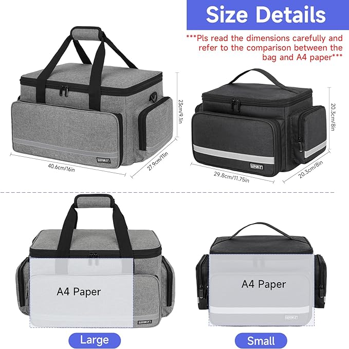 Medical Bag Home Health Nurse Bag Empty First Aid Storage Bag with Detachable Divider Medical Supplies Bag for Nursing Student,Therapist,Doctors(Grey)