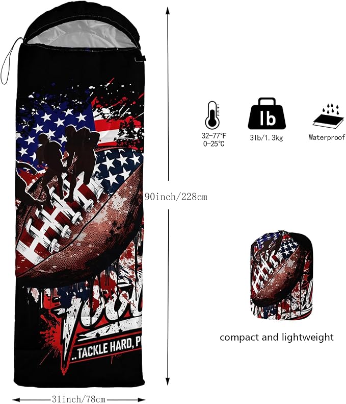 Print sleeping bag,sleeping bags,Outdoor Camping Sleeping Bag,Suitable For Children Boys And Girls Portable,Waterproof,Compact And Lightweight,Great For Outdoor Camping,Backpacking And Hiking