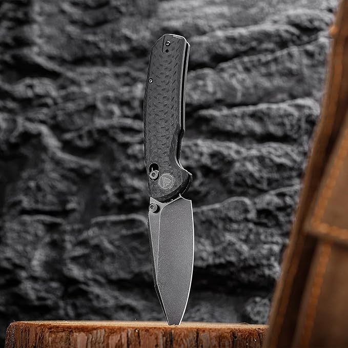 Crossbar Lock Folding Knives, 3.34” 14C28N EDC Knife for Men, Pocket Knife with Clip,Thumb Studs,G10 Handle,Outdoor Camping,Hornet-CG