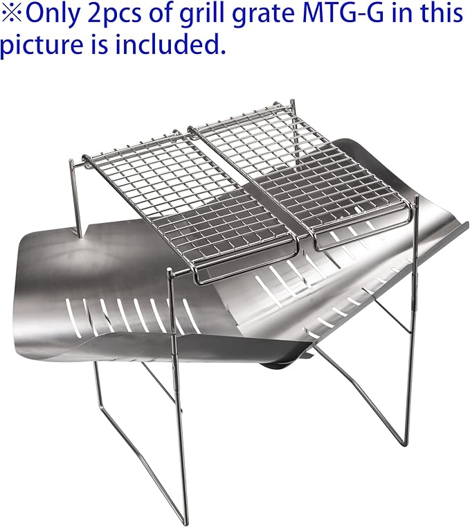 CAMPINGMOON 304 Stainless Steel Cooking Grates for Camping Stove Grill Campfire Open Fire MTG-G,MTG-2G,MTG-JS,MTG-JL