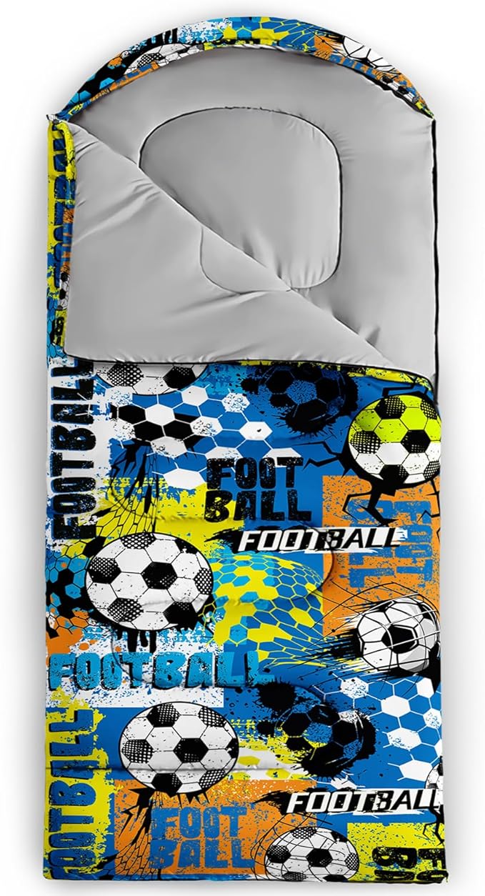 Print sleeping bag,sleeping bags,Outdoor Camping Sleeping Bag,Suitable For Children Boys And Girls Portable,Waterproof,Compact And Lightweight,Great For Outdoor Camping,Backpacking And Hiking
