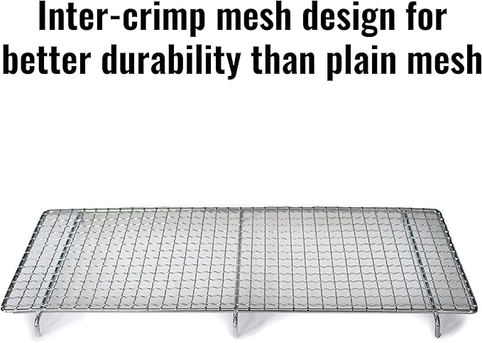 Yak Mesh Grill Grate | Designed for The Yak 400 Series Grill | Perfect for Small, Delicate, Hard-to-Skewer Ingredients | Crafted from Food-Grade Chromed Steel | Easy to Clean and Highly Durable
