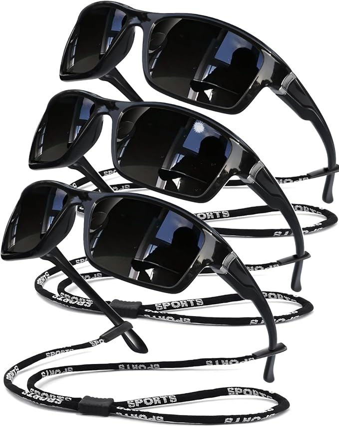 Polarized Sunglasses for Men Women Sports Goggles Lightweight Frame Cycling Running Fishing Driving UV400 Protection