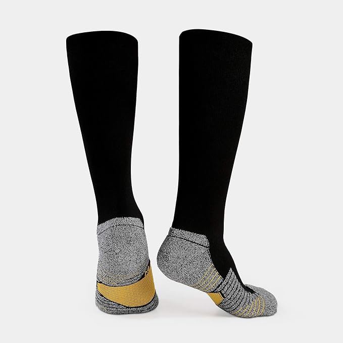 WANDER 3-6 Pairs Men's Athletic Run Cushion Over-the-Calf Tube Socks