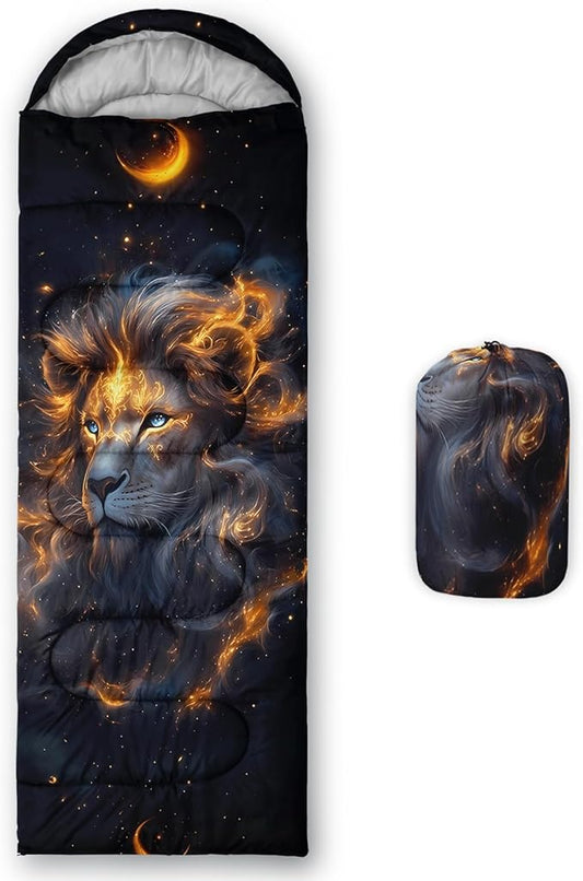 Print sleeping bag,sleeping bags,Outdoor Camping Sleeping Bag,Suitable For Children Boys And Girls Portable,Waterproof,Compact And Lightweight,Great For Outdoor Camping,Backpacking And Hiking