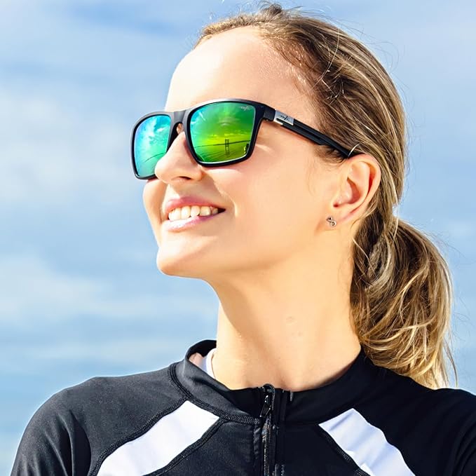 INFI Fishing Polarized Sunglasses for Men Driving Running Golf Sports Glasses Square UV Protection Designer Style Unisex
