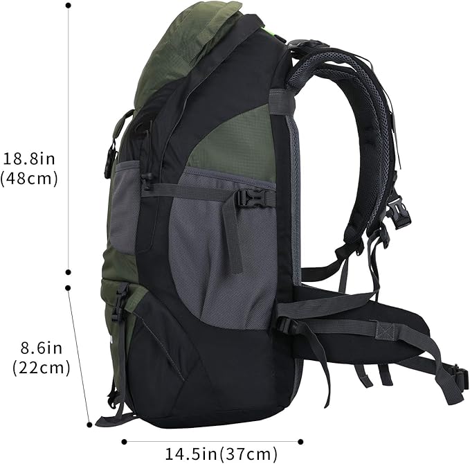 Hiking Backpack, 50l Camping Lightweight Bag for Outdoor
