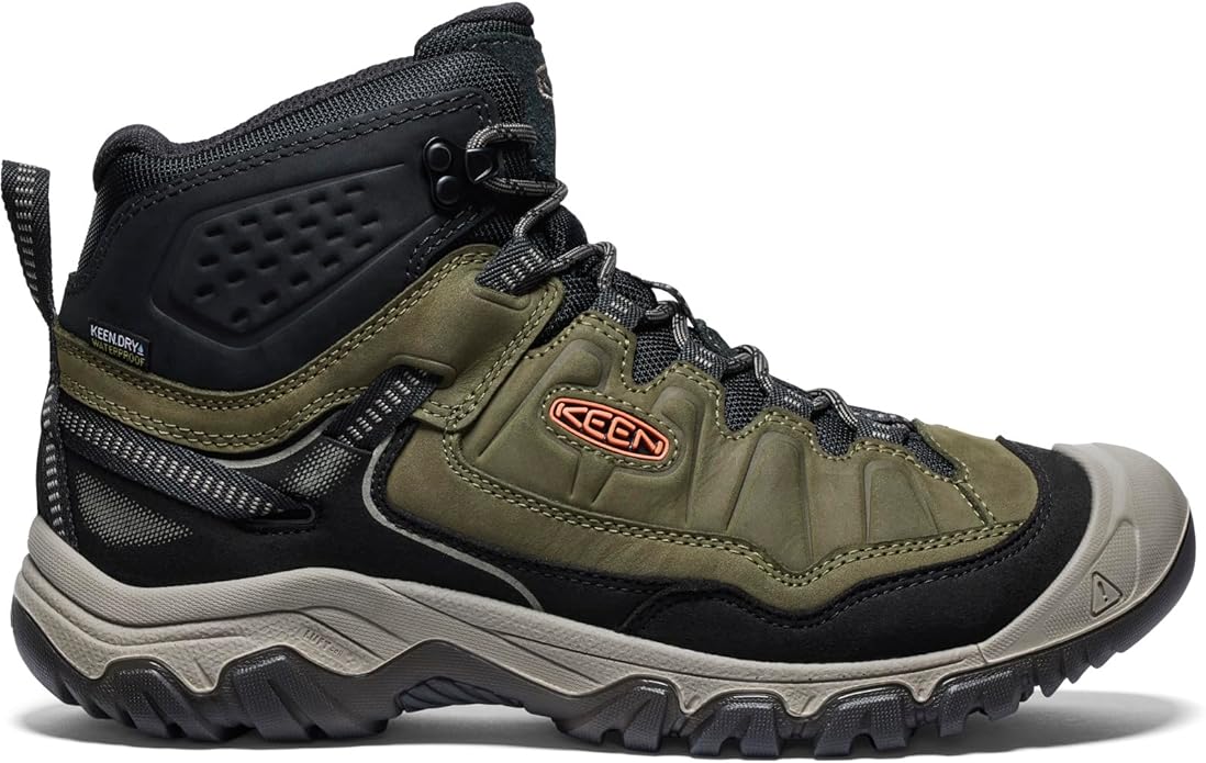 KEEN Men's Targhee 4 Mid Height Durable Comfortable Waterproof Hiking Boots