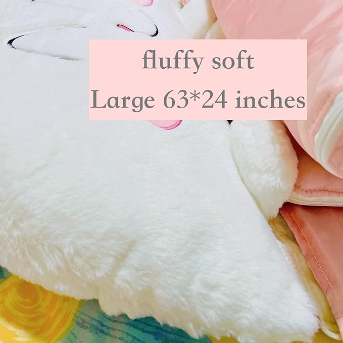 Sleeping Bag for Kids, Preschool Nap Mat, Toddler Sleeping Bag with Pillow for Daycare, Ages 3+, Large Size