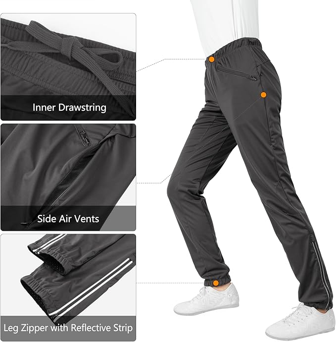 33,000ft Women's Cycling Pants Mountain Bike Waterproof Windproof Breathable Athletic Sweatpants for Hiking Multi Sports