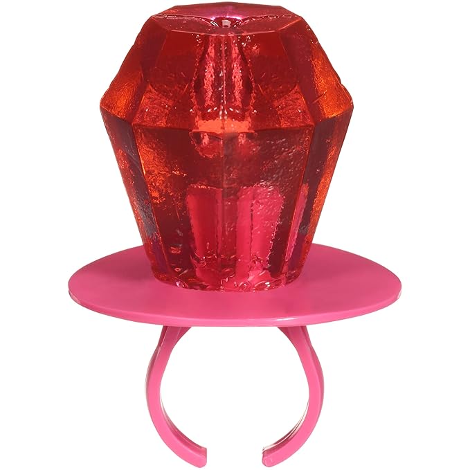 Ring Pop Individually Wrapped Pink Halloween Candy, Strawberry 30 Ct Lollipop Bulk, Lollipop Suckers for Kids, Fun Candy Bulk for Gender Reveal, Trick or Treat, Halloween Bowls, Gifts, Party Favors