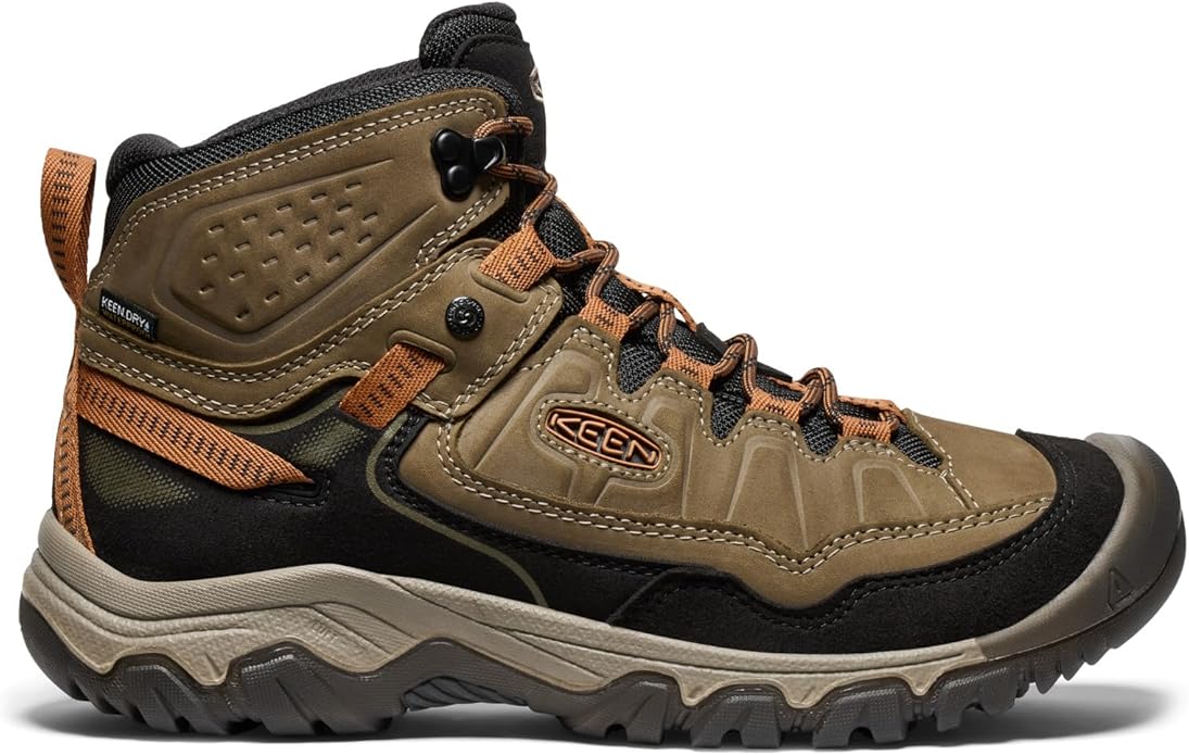 KEEN Men's Targhee 4 Mid Height Durable Comfortable Waterproof Hiking Boots