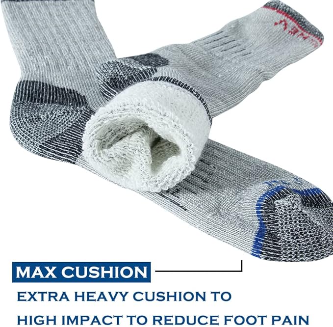 Merino Wool Men Crew Socks Warm Socks Athletic Socks for Men, Suitable for Hiking,Trekking,Camping …