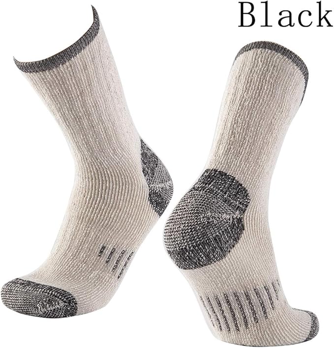 Merino Wool Men Crew Socks Warm Socks Athletic Socks for Men, Suitable for Hiking,Trekking,Camping …