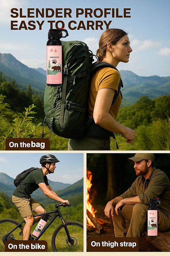 Pepper Spray Easy Carry and Fast Access Easy to Use Safety with Holster Pepper Spray for Both Women and Men Quick Release Secure