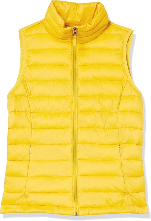 Amazon Essentials Women's Lightweight Water-Resistant Packable Puffer Vest