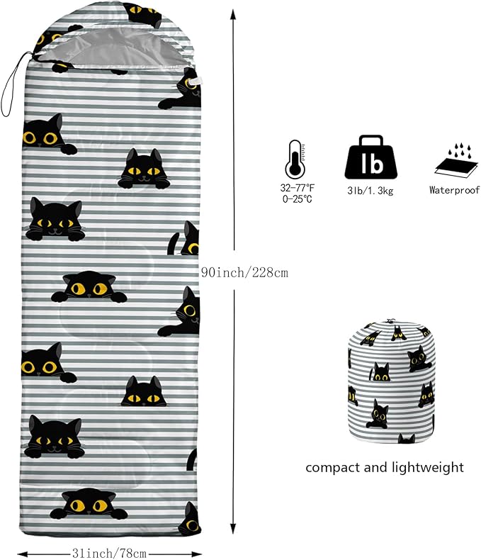 Print sleeping bag,sleeping bags,Outdoor Camping Sleeping Bag,Suitable For Children Boys And Girls Portable,Waterproof,Compact And Lightweight,Great For Outdoor Camping,Backpacking And Hiking