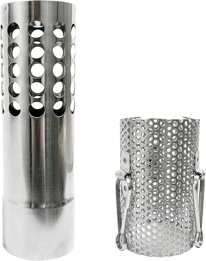 2.36" Spark Arrestor Screen Stove Pipe Filter Chimney Rain Cap for Camping Wood Stove