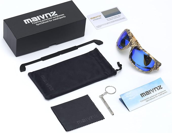 Floating Polarized Fishing Sunglasses for Men UV Protection Fishing Glasses Boating Kayaking Water Sport Glasses