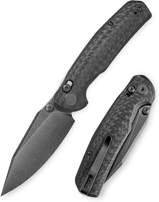 Crossbar Lock Folding Knives, 3.34” 14C28N EDC Knife for Men, Pocket Knife with Clip,Thumb Studs,G10 Handle,Outdoor Camping,Hornet-CG