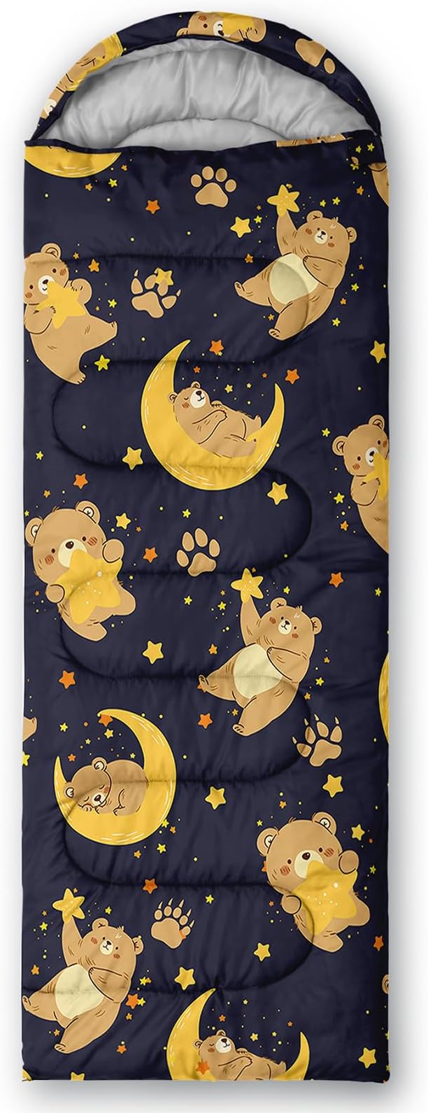 AILONEN Pink Lovely Rabbit Sleeping Bag for Girls Kids Adults,Warm and Cool Weather,Lightweight,Waterproof Backpacking,Cartoon Flowers Printed Bunny Sleeping Bag for Camping