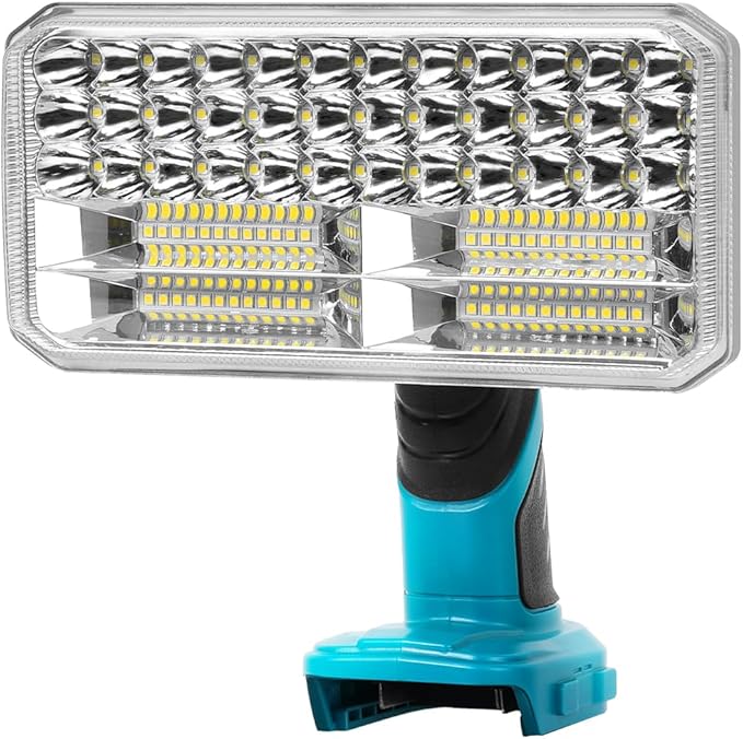 40W Cordless 4200LM LED Flashlight for Makita 18V Lithium-ion Battery, 9" Zinc Alloy Handheld Work Light with USB Charger Port for Camping, Hiking, Climbing, Job Site, Indoor & Outdoor Use