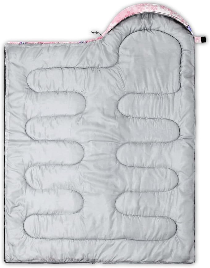 Kids Sleeping Bag for Boys Girls,Checkerboard Cat Print-Lightweight Warm Portable Outdoor Indoor-Waterproof Cold Weather Resistant Sleeping Bag for Camping Hiking