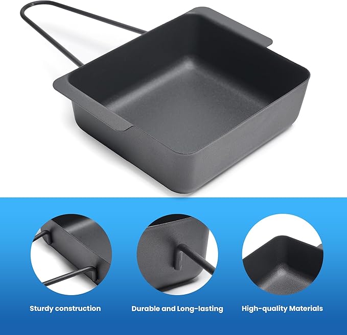 Grease Tray Replacement for Nexgrill 720-0896 720-0830H 720-0830D, Grill Drip Pan Rreplacement Grease Catcher Cup Box for Cuisinart CGG-7400 with 15 Pack Aluminum Foil Liner