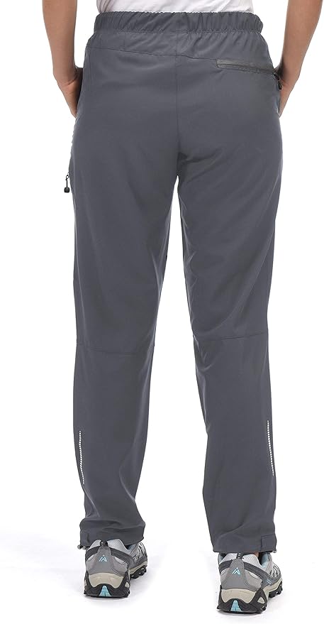 Little Donkey Andy Women's Lightweight Quick Dry Cargo Hiking Pants UPF 50+ Stretch Travel Casual Trousers