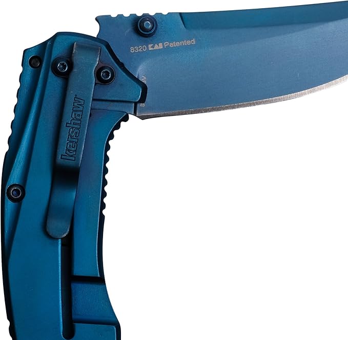 Kershaw Olive Outright Folding Pocket Knife, 3 inch 8Cr13MoV Stainless Steel Blade, Pocketclip