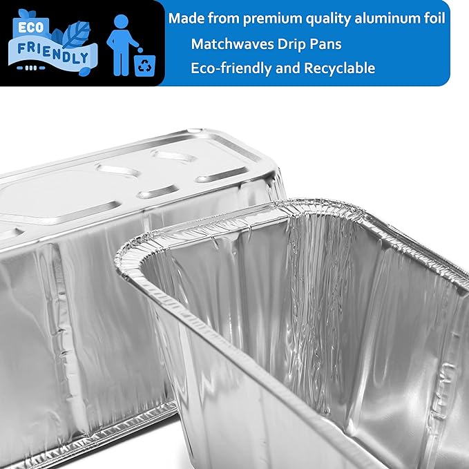 50 Pack Blackstone Grease Cup Liners, Grease Catcher Liner, Aluminum Foil Drip Pan for 28 and 36 inch Blackstone Griddle