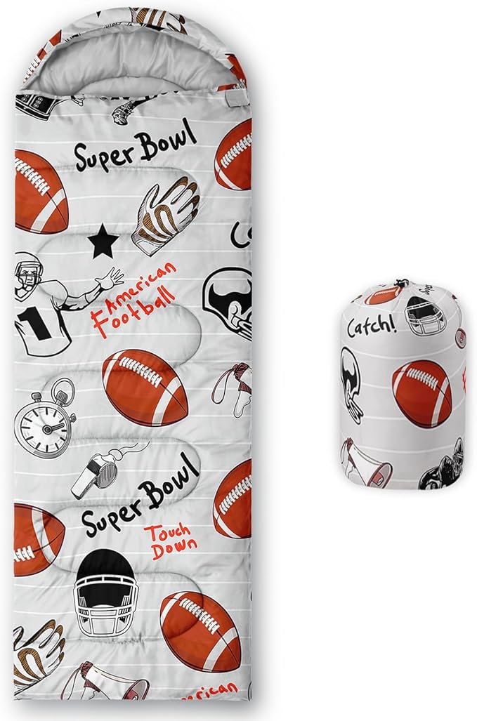 Print sleeping bag,sleeping bags,Outdoor Camping Sleeping Bag,Suitable For Children Boys And Girls Portable,Waterproof,Compact And Lightweight,Great For Outdoor Camping,Backpacking And Hiking