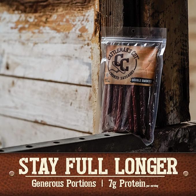 Cattleman's Cut Double Smoked Sausages, 12 Ounce