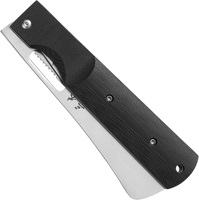 Miki Sharp 440A Stainless Steel Blade Japanese Kitchen Chef Folding Pocket Knife for Outdoor Camping Cooking (Chef Blade)