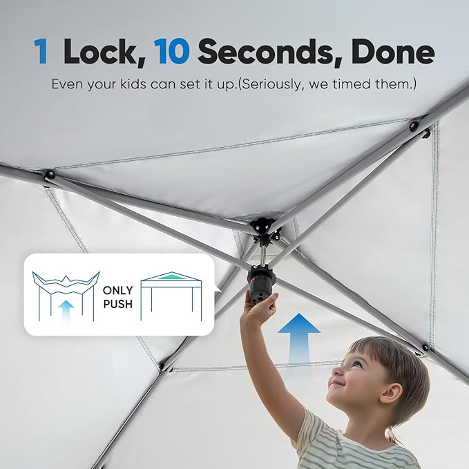Quictent 10'x10’ Pop up Screened Canopy Tent with Mosquito Netting, Portable Easy up Outdoor Screen House Shelter for Patio, Camping and Picnic, Includes Wheeled Carry Bag (Green)