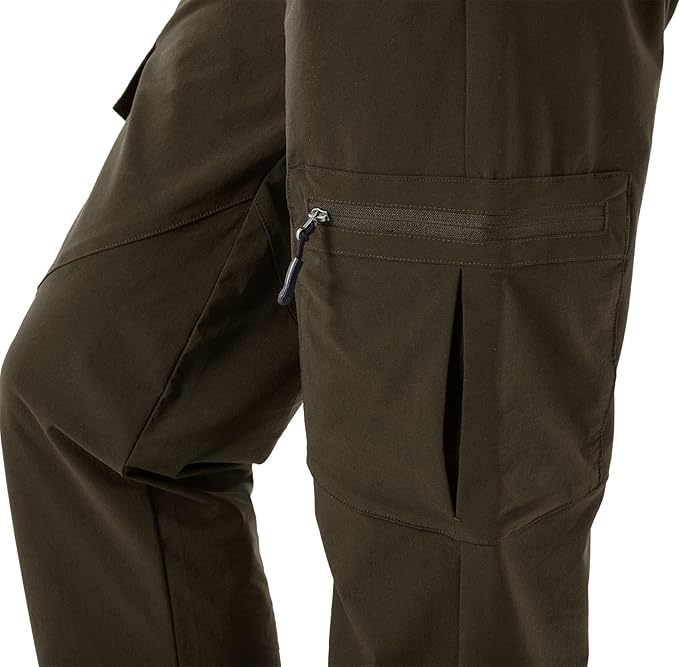 Rdruko Women's Hiking Cargo Pants Water-Resistant Quick Dry UPF 50+ Travel Camping Work Pants Zipper Pockets