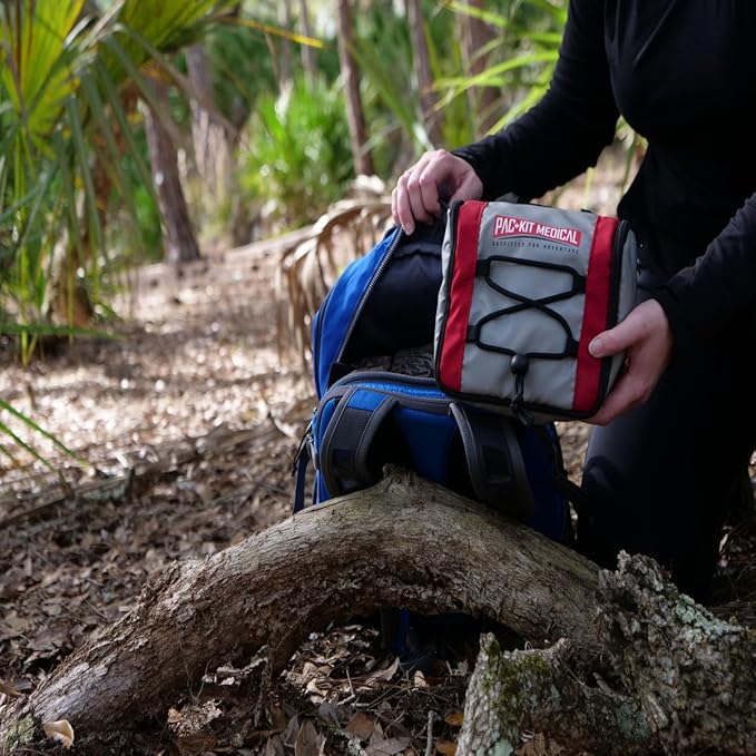 Pac-Kit Trailblazer 3 Outdoor First Aid Kit for Hiking, Camping and Outdoor Travel, 108 Pieces