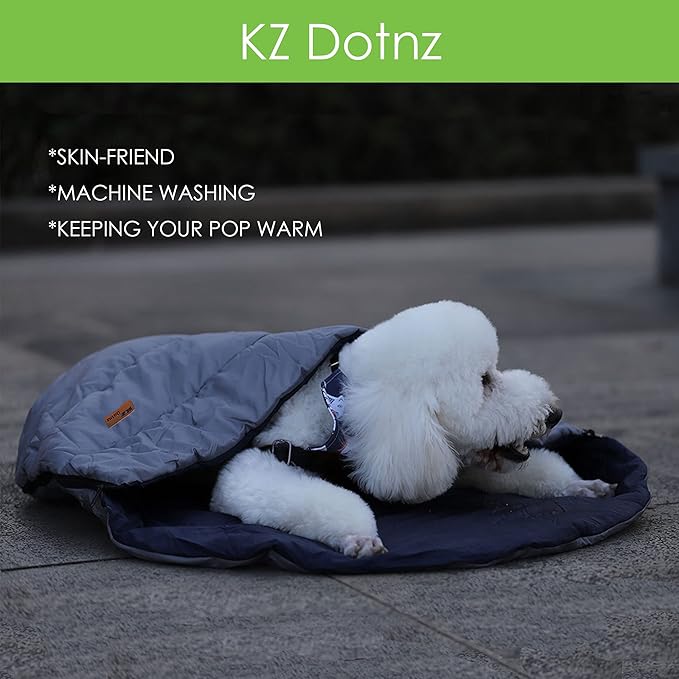 Camping Dog Sleeping Bed, Waterproof Packable Dog Cat Sleeping Bag, Durable Travel Bed for Pet with Storage Bag for Indoor/Outdoor