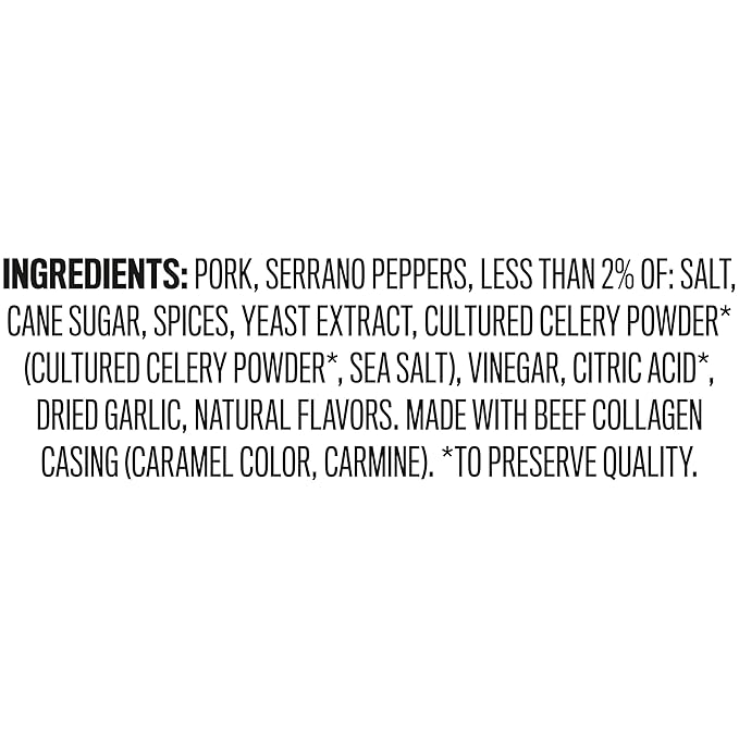 Duke's Pork Hot & Spicy Smoked Shorty Sausages, 7g Protein Per Serving, 16 oz.