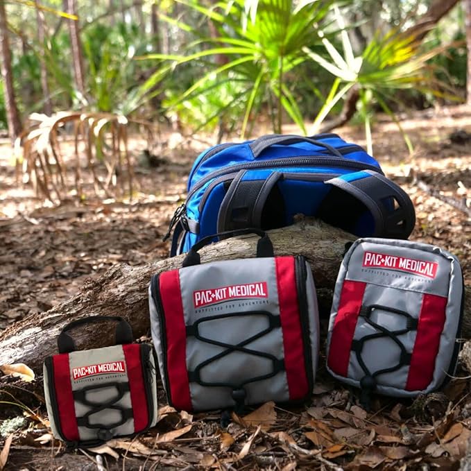 Pac-Kit Trailblazer 1 Outdoor First Aid Kit for Hiking, Camping and Outdoor Travel, 65 Pieces