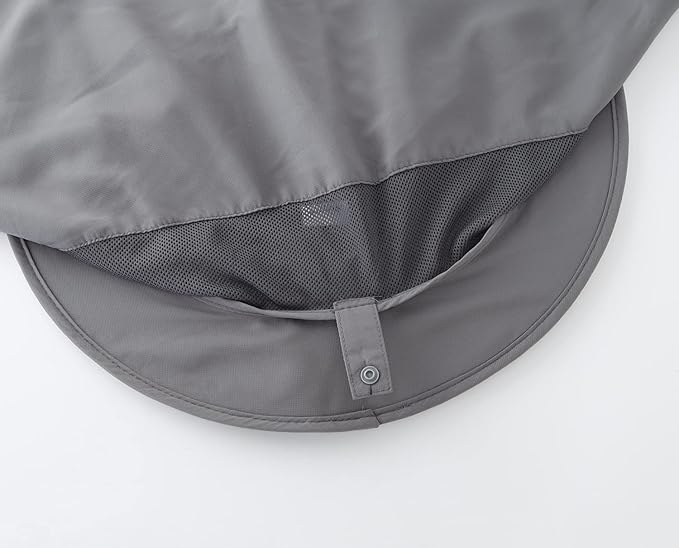 Home Prefer UPF50 Mens Sun Hat with Neck Flap Quick Dry UV Protection Cap Womens Wide Brim Fishing Hat Neck Flap Beach Garden